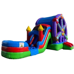 Commercial Wet Dry Bouncer Slide Combo Inflatable Bouncy Moonwalk Jumping Castle Bounce House LeTeng LT 374 2 3 Year Warranty