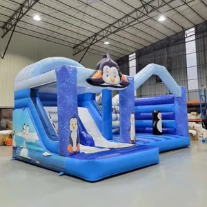 Commercial Wet Dry Bouncy Castle Outdoor Bounce House with Slide Event Rental Inflatable Castle for Kids Party