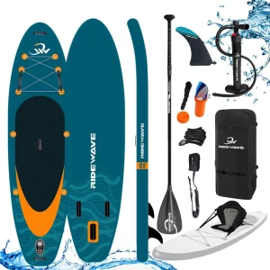 Complete Set Inflatable Stand up Paddle Board 10’6″ ISUP Surfboard With Carbon Paddle Pump Bag Factory Paddleboard SUP