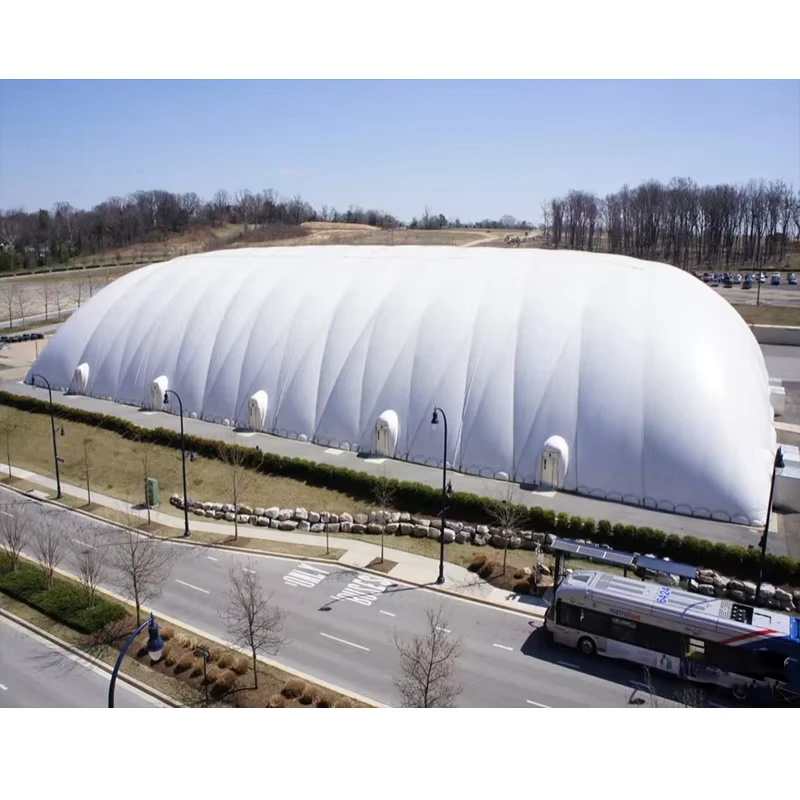 Conditioned Soccer and Tennis Inflatable Air Dome Indoor Tennis Courts Tent