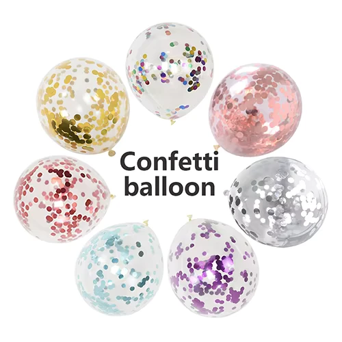 Confetti Ballonnen Confetti Latex Ballonnen in Bulk voor Bruiloften Verjaardagen Feest Latex Ballon Decoraties