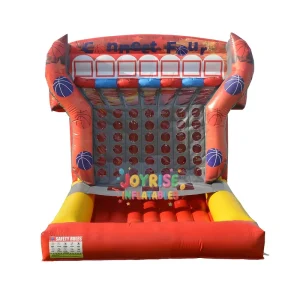 Jogo de Basquetebol Inflável Connect Four para Crianças - Jogo de Carnaval