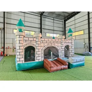 Construction Site Bouncy Castle Inflatable Baustellen Hupfburg for Rental