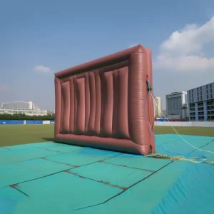 건설 현장용 파란색 PVC 인플레이터블 소음 차단 벽
