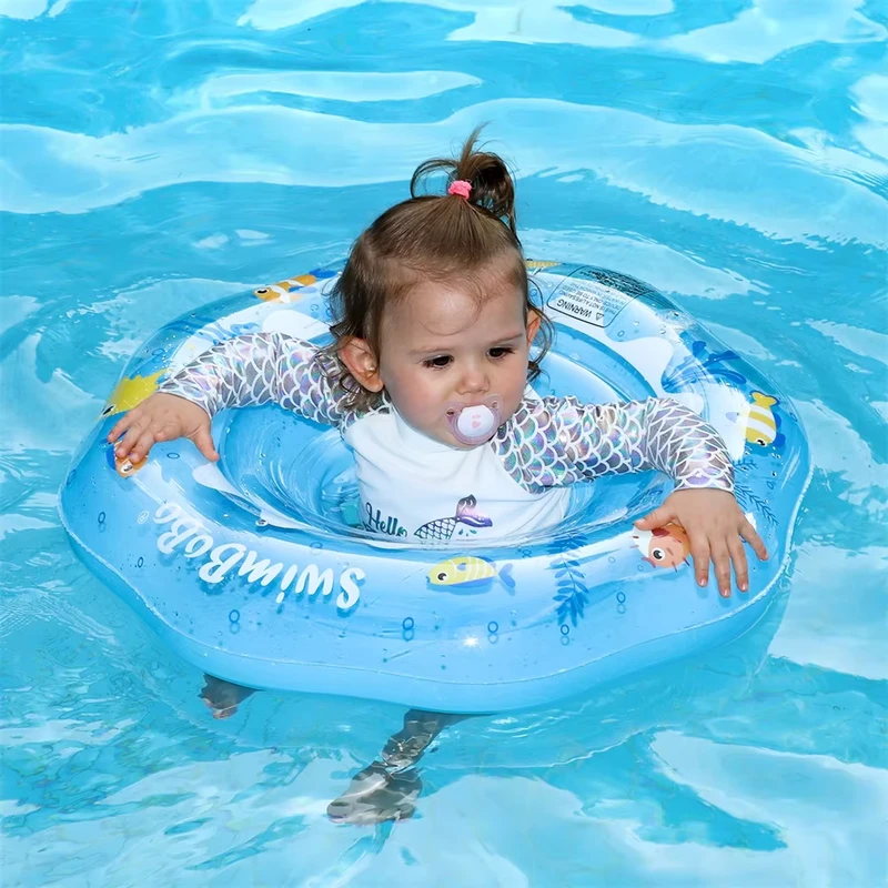 Kursi Renang Bayi Inflatable PVC Aman untuk Anak-Anak, Portable Musim Panas