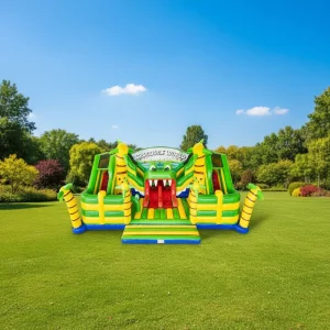 Crocodile Park Bouncy Castle Inflatable Kids Outdoor Playground Equipment Jumping Castle for Kids and Adults Party