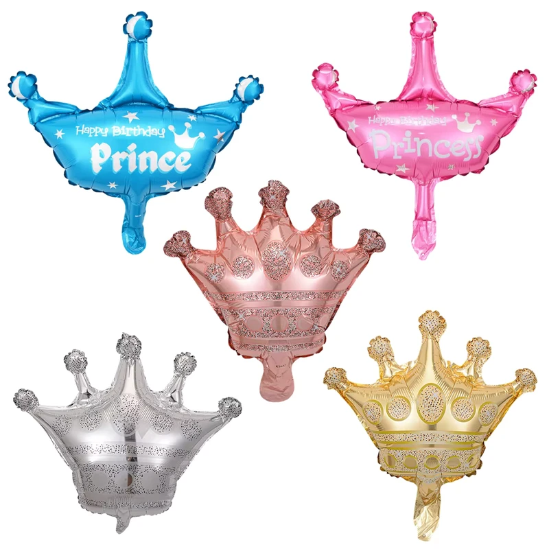 Crown Metallic Aluminium Folienballons für Geburtstags- und Abschlussfeiern in großen/mittleren/kleinen Größen