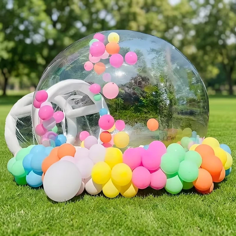 Kristall aufblasbares Bubble House mit Gebläse für Garten Kindergeburtstagsdeko