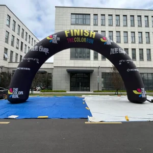 Curving Shape Inflatable Arches Outdoor Event Decorative Entrance Inflatable Rounded Arch for Kids Events