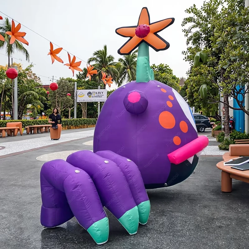 Custom 3D Design Advertising Inflatable Cartoon Animal Mascot Doll for Outdoor Events