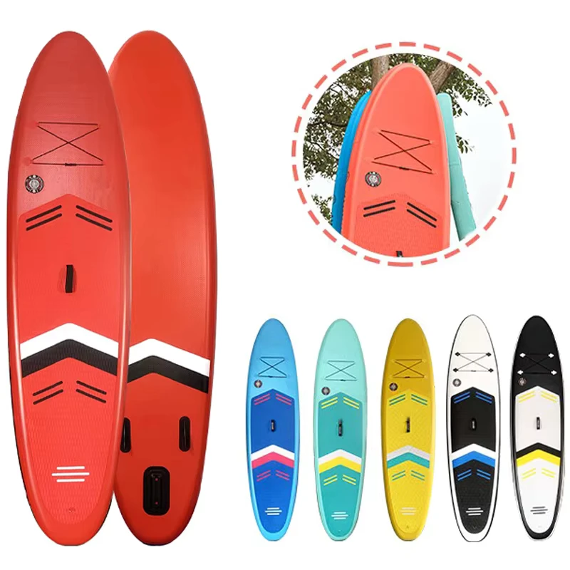 Custom Adult Inflatable SUP Paddle Board PVC+EVA Material with Hand Pump & Leash for Ocean Waters Surfing Price
