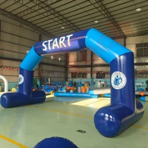 Arco de Entrada Inflável de PVC Personalizado para Publicidade de Desportos de Aventura, 8m, com Ventoinha Integrada, Durável, Impermeável e à Prova de Vento