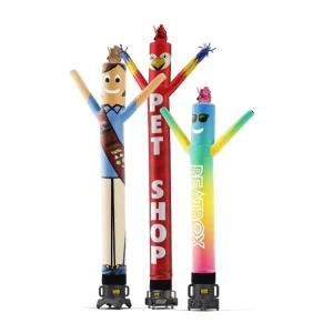 Custom Advertising Dummy Air Tube Man Outdoor Sports Inflatable Clown Advertising Inflatable Sky Dancer