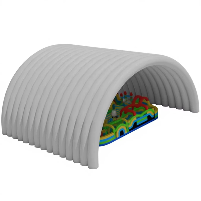 Custom Air Dome Inflatable Waterproof Durable Construction Covers Portable Building Air Supported Structures Tents Customizable