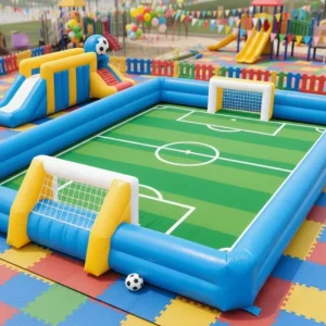 Custom Air-Tight Waterproof Durable Soccer Field Football Pitch PVC Oxford Fabric Advertising Rental Business