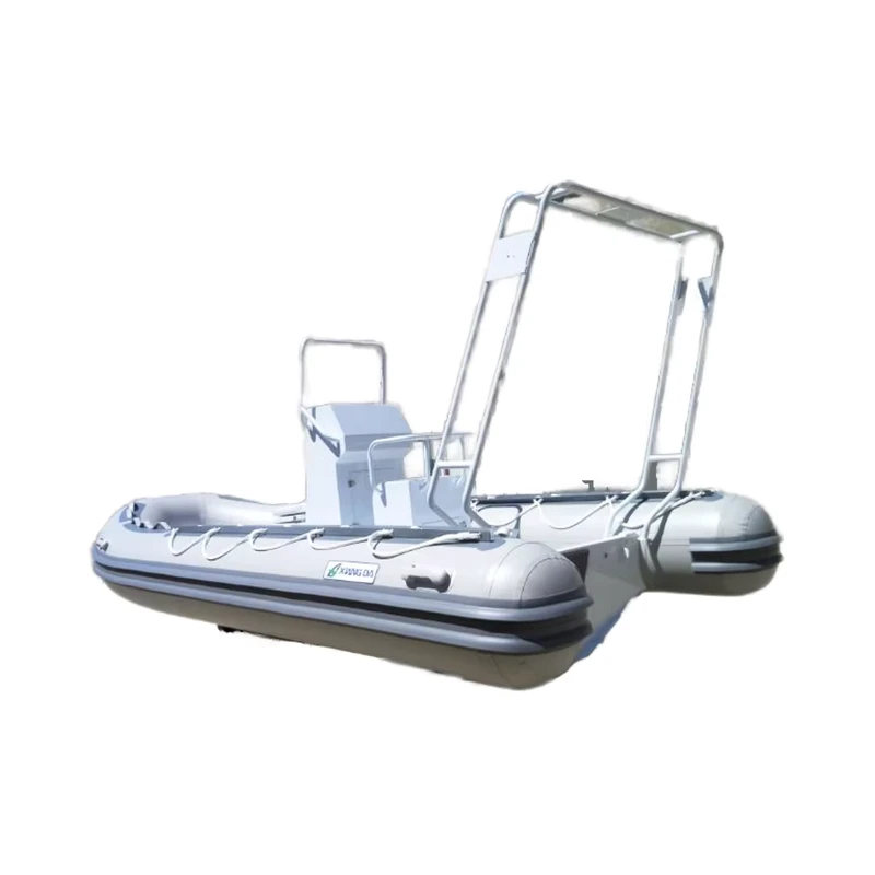 Dinghy Inflable RIB de Aluminio Personalizado con Motor Fuera de Borda en Nueva Condición para Entretenimiento
