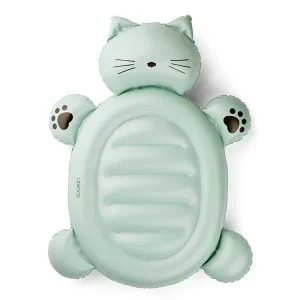 Custom Animal Shaped Inflatable Floating Row Mat for Swimming Pool Children Panda Dinosaur Design Amusement 115x89cm