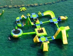 Kustom Taman Air Terapung, Jalur Rintangan Inflatable, Fasilitas Hiburan Air