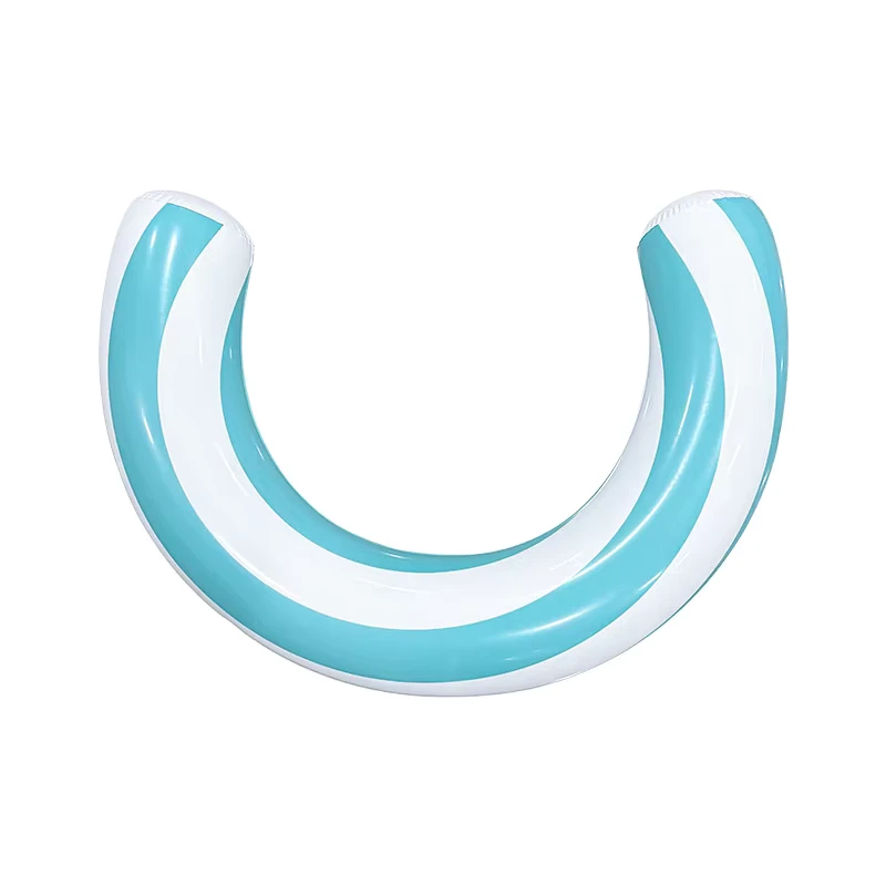 Custom Baby Kids Water Hammock Semi circle Chair Floaty Lounge Floating Bed Swimming Rings Tube Inflatable Pool Float for Adults