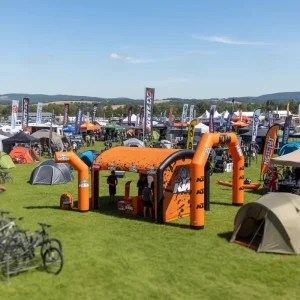 Arco Inflável Personalizado com Impressão de Logotipo para Linha de Chegada de Maratona, Entrada de Evento Desportivo em Feira
