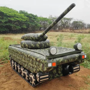 Benutzerdefiniertes Tarnmuster Aufblasbarer Tank Attrappe Außenbühnenrequisiten Aufblasbares Modell Lkw Aufblasbarer Dummy-Tank
