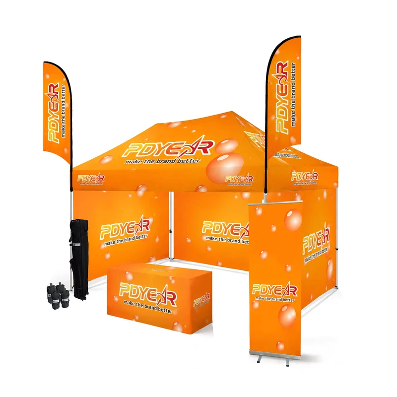 Op maat gemaakt Partytent 10X15ft 3x4.5m Vouwbare Promotie Tent voor Beurzen en Evenementen