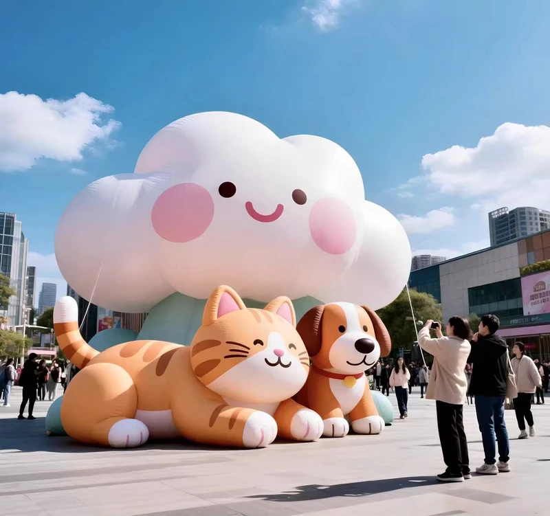 Disfraz de Mascota de Globo Inflable de Animal de Cartoon Personalizado, Modelo Gigante para Decoración de Carpa de Publicidad en Eventos Grandes