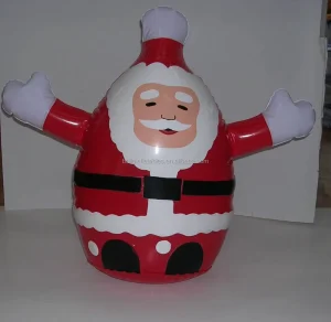 Custom Cartoon Animal Santa Inflatable Mascot Advertising Model for Christmas Event Decor