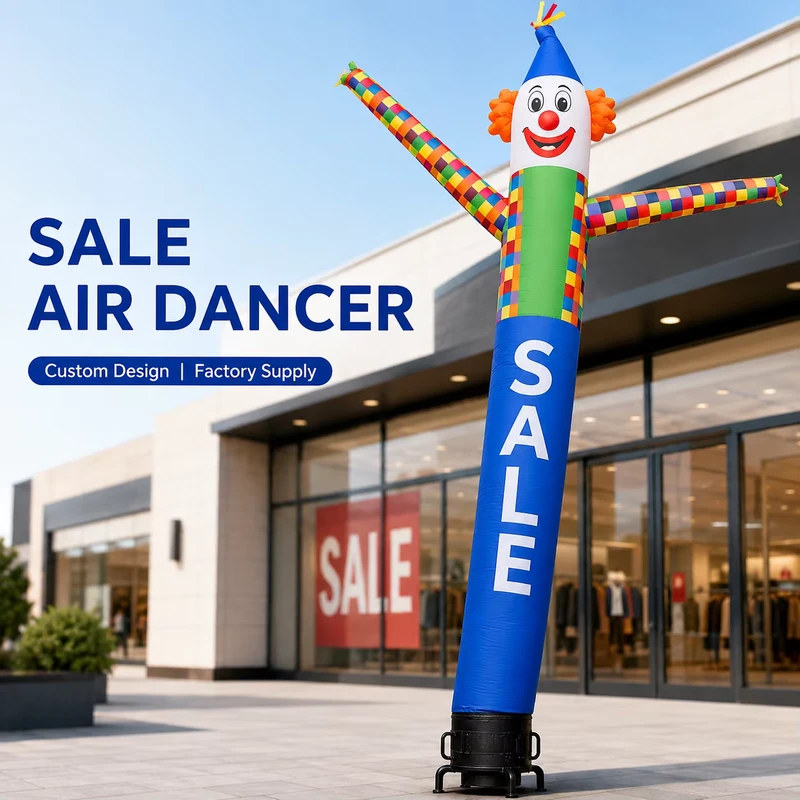 Aangepaste Cartoon Opblaasbare Lucht Dansers Buiten Winkel Opening Promotie Lucht Danser Figurine Opblaasbaar Speelgoed Poppen