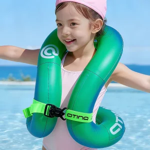 Custom Child PVC Inflatable Lightweight Adjustable Swimming Vest Life Jacket with Buoyancy for Water Sport