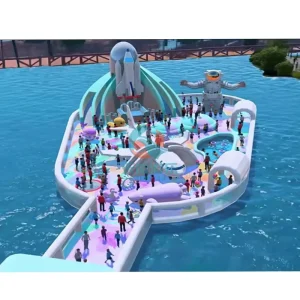 Custom Color PVC Inflatable Water Slide for Adults and Kids Outdoor Commercial Use High Capacity Water Game