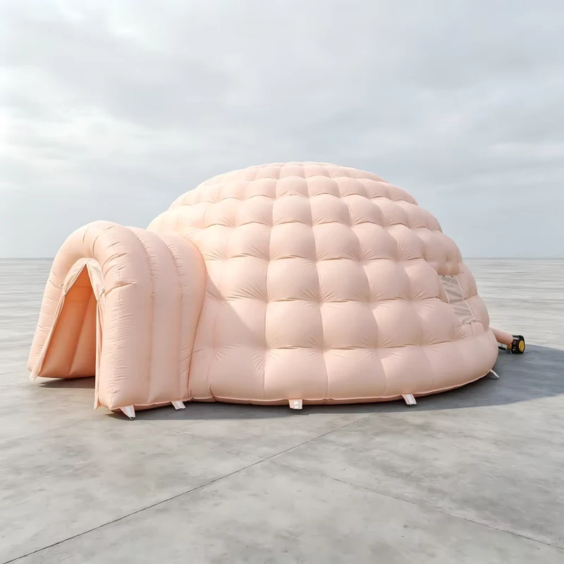 Custom Commercial Large Inflatable Igloo Dome Tent for Outdoor Festivals Event Rental Businesses