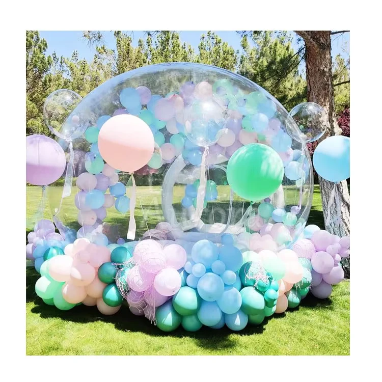 Tenda gonfiabile Bubble PVC personalizzata per feste di compleanno, noleggi di castelli gonfiabili