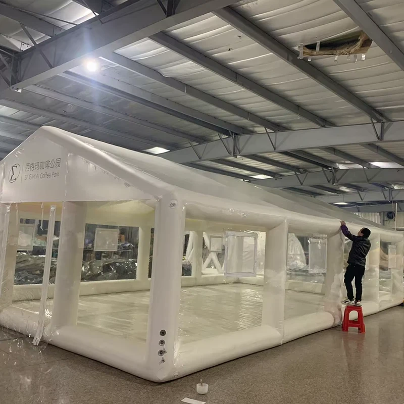 Tenda Marquee Publicitária Inflável Personalizada Grande Casa de Festa para Casamento Abrigo de Camping