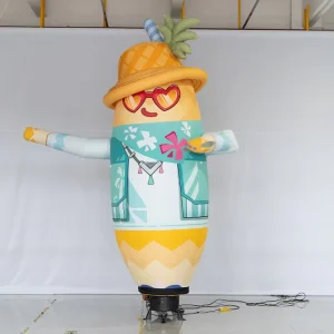 Dançarino de Ar Inflável com Braço Ondulante Gigante de Publicidade Personalizado de 3M com Acessório de Ventilador