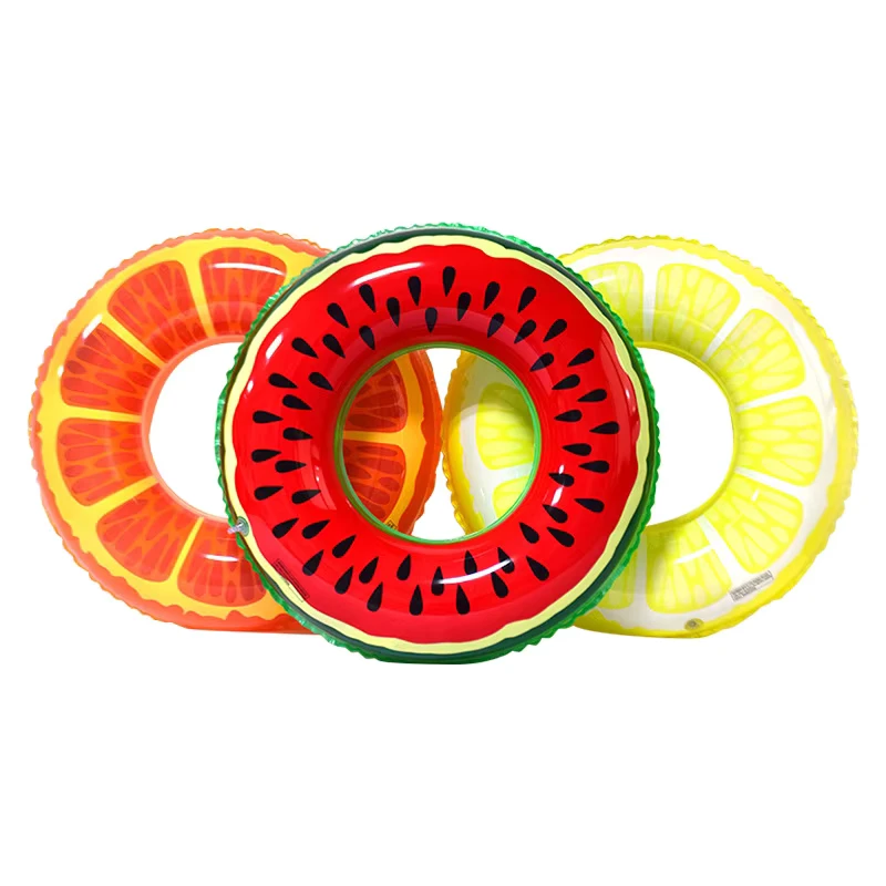 Anel de Natação Inflável de Fruta com Impressão Personalizada