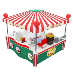 Kiosque à glace personnalisé, kiosque à jus dans un centre commercial