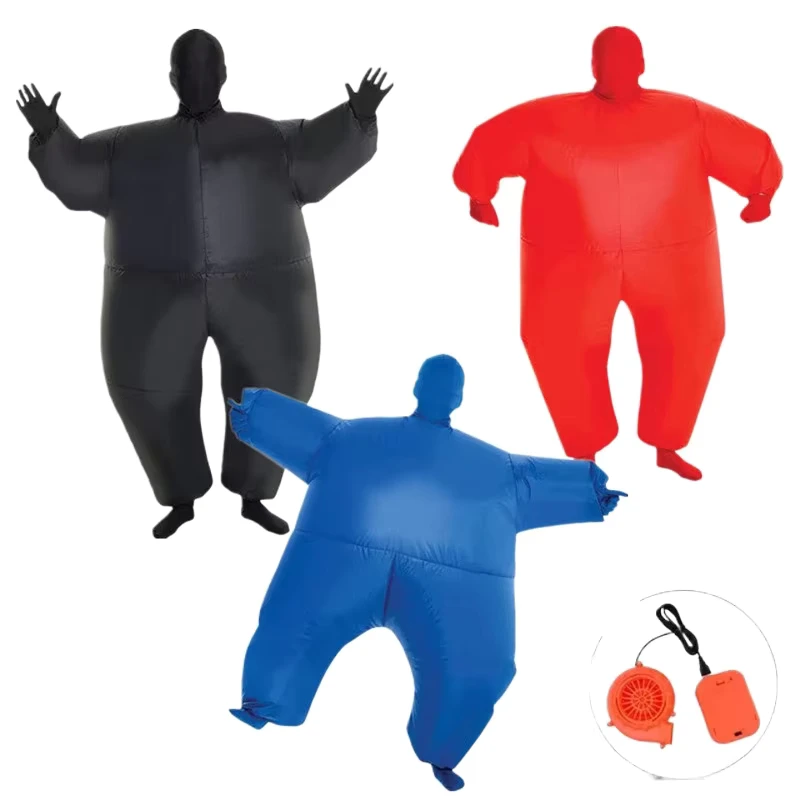Costumes de lutte gonflables personnalisés, déguisements pour Halloween, fête en club, thème homme masqué, costume unisexe pour adultes.