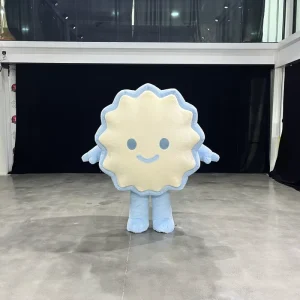 Disfraz inflable de personaje de galleta de mascota de diseño personalizado para eventos y actuaciones en el escenario para adultos
