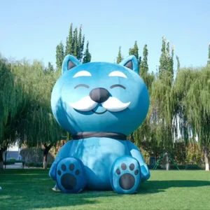 Custom Design Outdoor Huge Advertising Event Decoration Cartoon Character Inflatable 0.4mm PVC Waterproof Durable Custom Logo