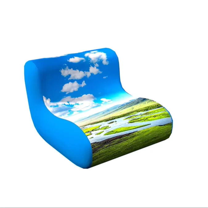 Chaise Gonflable Portable en Air Personnalisée, Affichage Publicitaire pour Événements Extérieurs, Installation Rapide, Siège Confortable