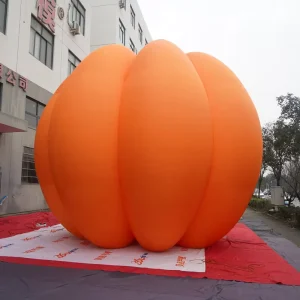 Arche gonflable géante en forme de citrouille personnalisée, mascotte décorative gonflable pour publicité