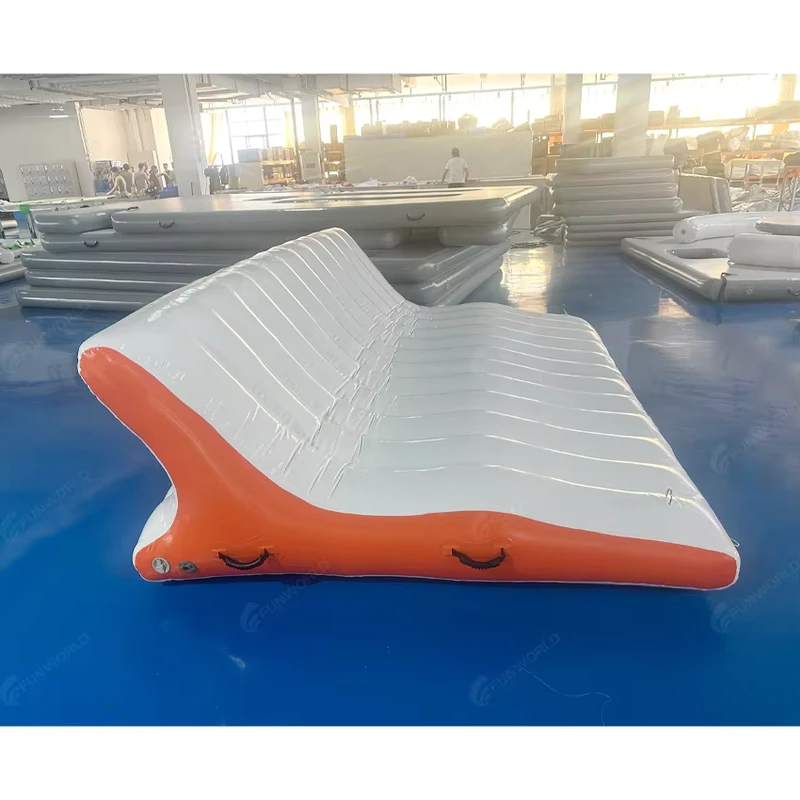 Bể bơi nổi nước thiết kế tùy chỉnh PVC cho dòng sông lười, đệm nước