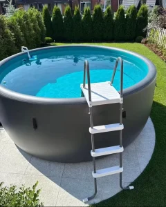Kolam Renang Inflatable PVC Drop Stitch Kustom untuk Penggunaan Komersial dan Residental untuk Spa dan Renang Halaman Belakang