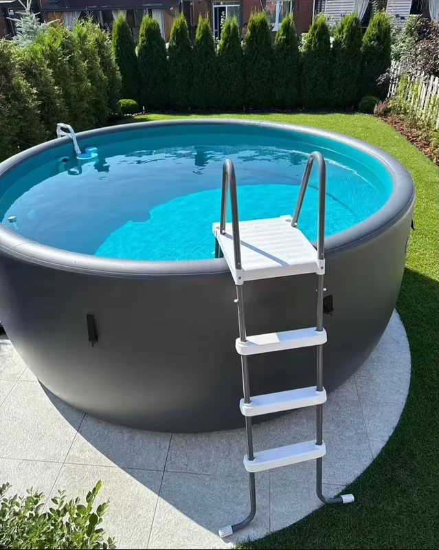 Maßgeschneiderte Drop-Stitch PVC aufblasbare Schwimmbecken für gewerbliche und private Nutzung für Spa und Garten