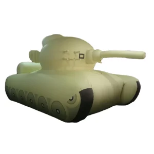 Benutzerdefiniertes langlebiges aufblasbares realistisches Panzer-Modell aufblasbares Panzerfahrzeug für Dekoration bei Outdoor-Events und Ausstellungen