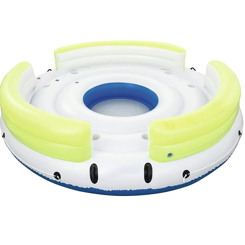 맞춤형 내구성 PVC 인플레이터블 수영장 플로트 섬 그룹 활동용