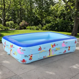 Custom Eco friendly Children’s Outdoor Inflatable Pool for Fun Filled Summer Family Kids Backyard Swimming Pool Double Security