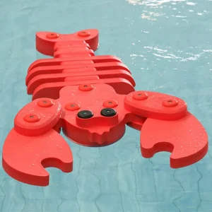 Jeu de plage en mousse Eva personnalisé, Flotteurs de baignade en forme de homard, Jouets de piscine pour enfants et adultes