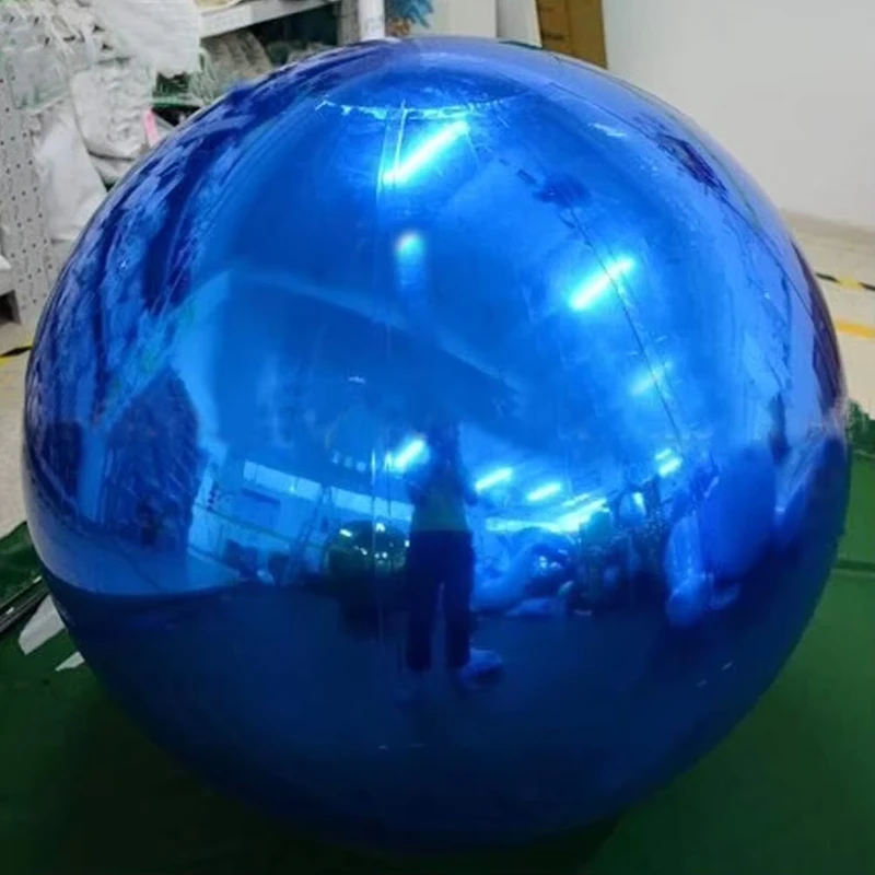 Custom Fashion Decoration PVC Disco Inflatable Balloon Disco Party Wedding Gold Silver Inflatable Mirror Ball